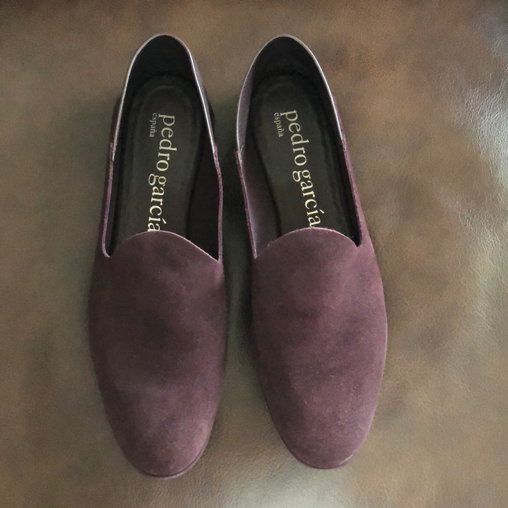 Pedro Garcia suede flats.